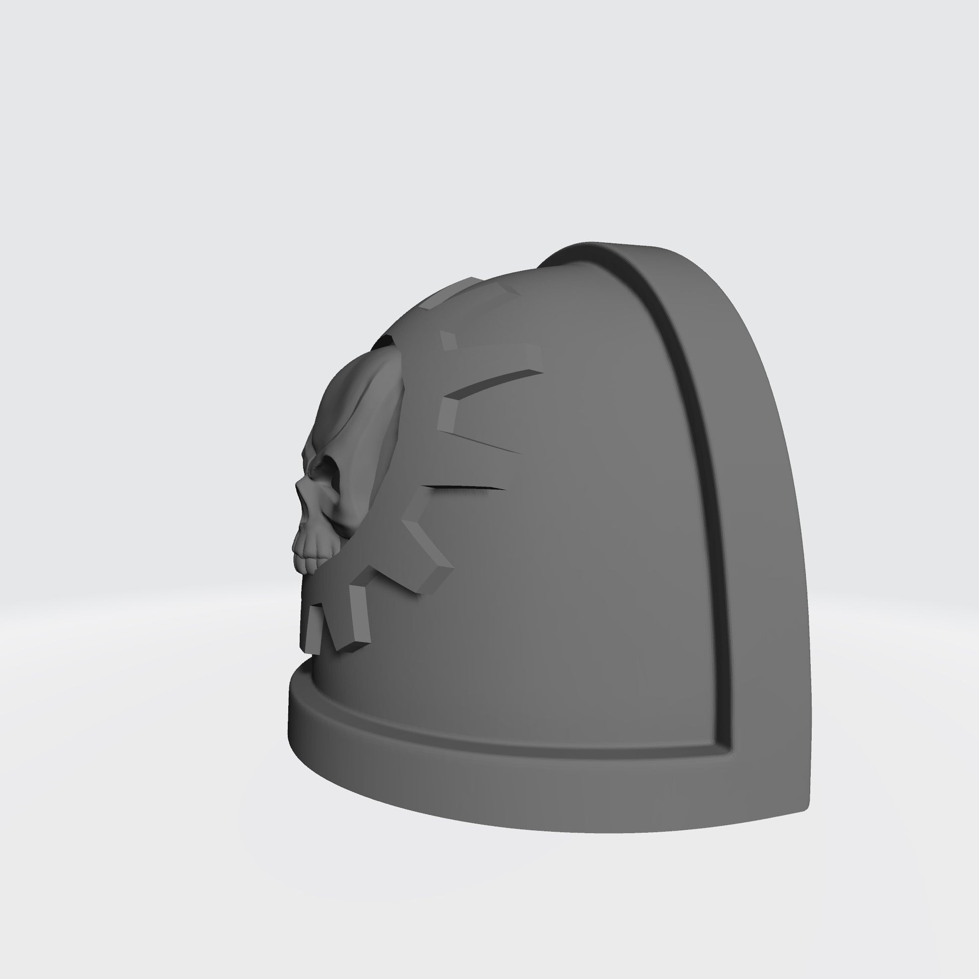 Techmarine MKIV Shoulder Pad Cog with Skull for McFarlane Toys Space Marine Action Figures