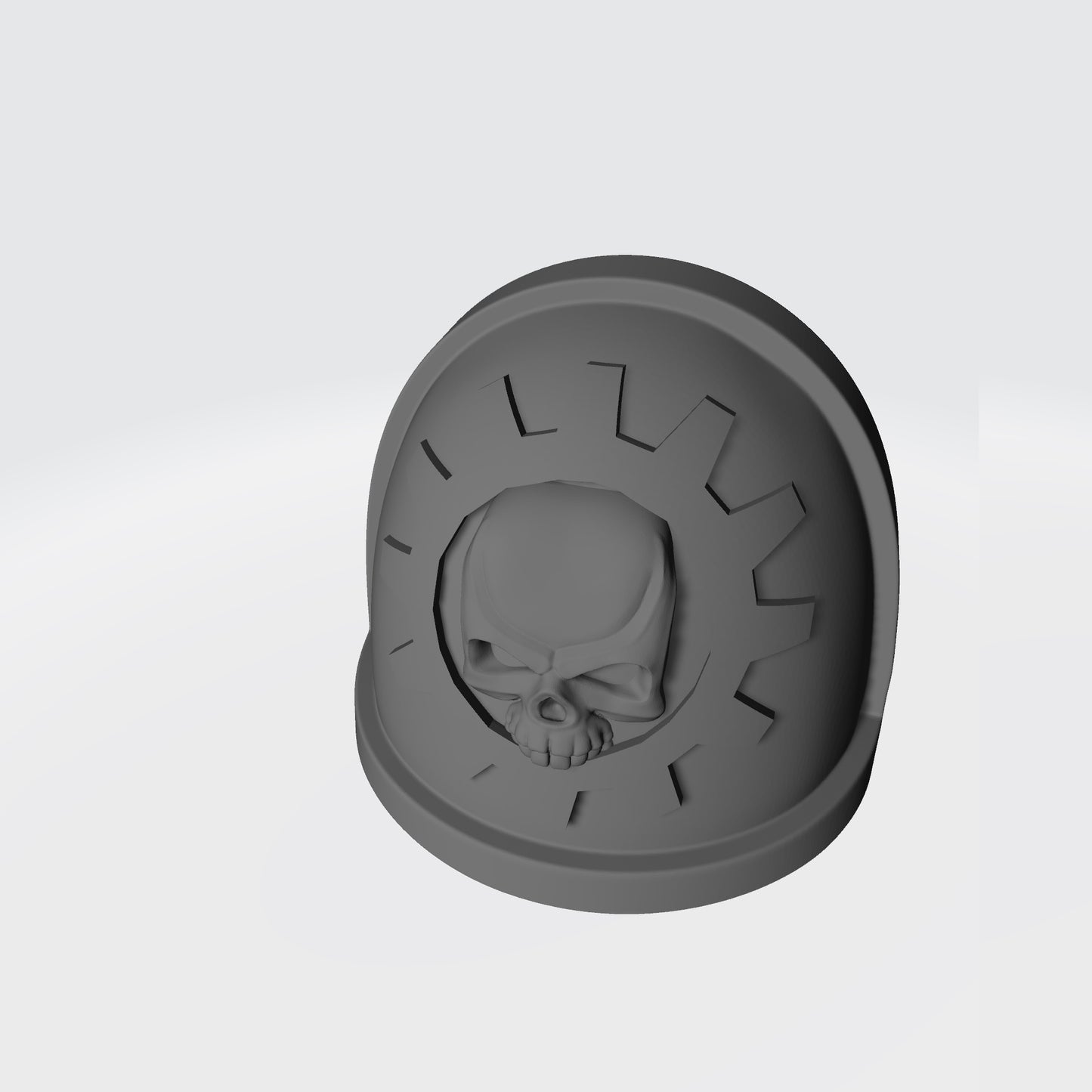 Techmarine MKIV Shoulder Pad Cog with Skull for McFarlane Toys Space Marine Action Figures