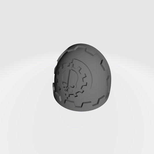 Techmarine Tech Priest Veteran MKIV Shoulder Pad for McFarlane Toys Space Marine Action Figures