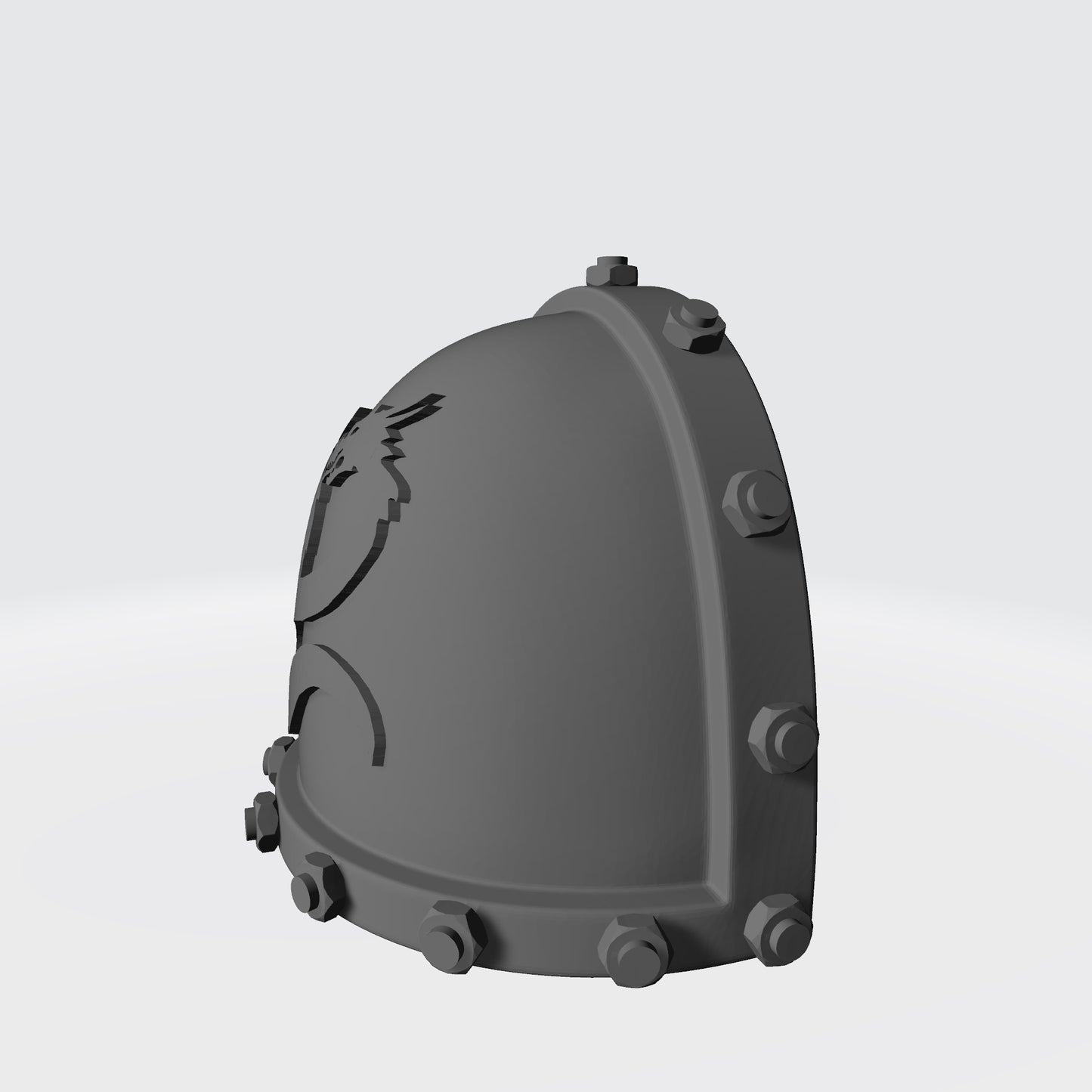 Alpha Legion MKVII Shoulder Pad with Bolts and Hydra for McFarlane Toys Space Marines