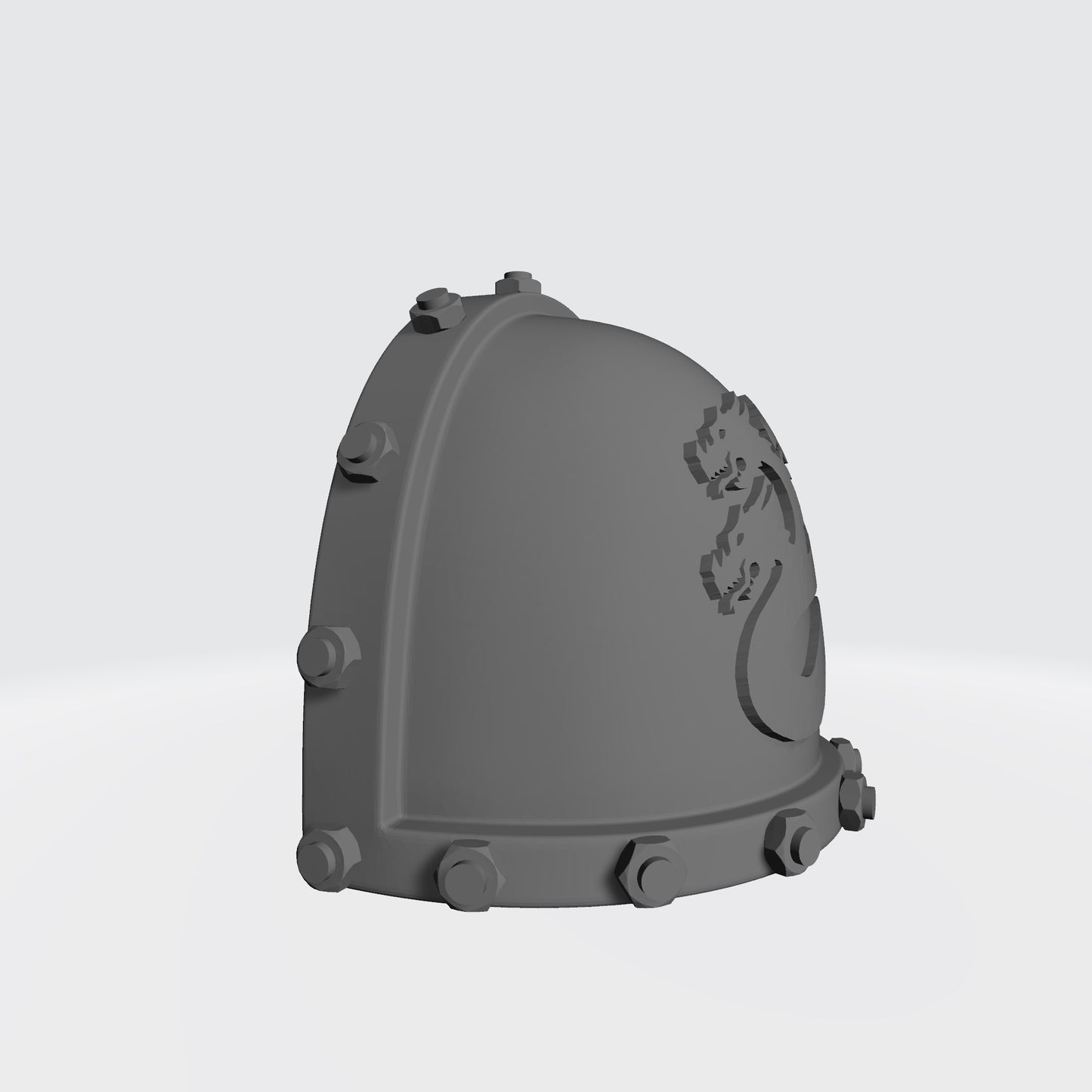 Alpha Legion MKVII Shoulder Pad with Bolts and Hydra for McFarlane Toys Space Marines