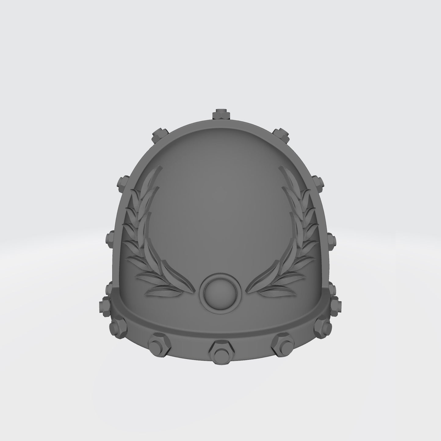 Battle Brother MKVII Shoulder Pad with Bolts, Laurels, and Medallion for McFarlane Toys Space Marine Action Figures