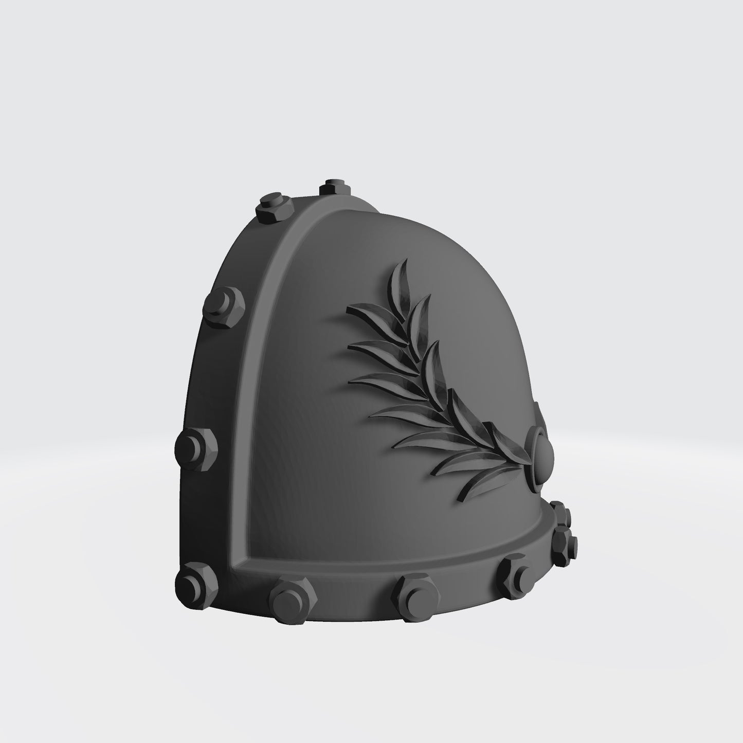 Battle Brother MKVII Shoulder Pad with Bolts, Laurels, and Medallion for McFarlane Toys Space Marine Action Figures