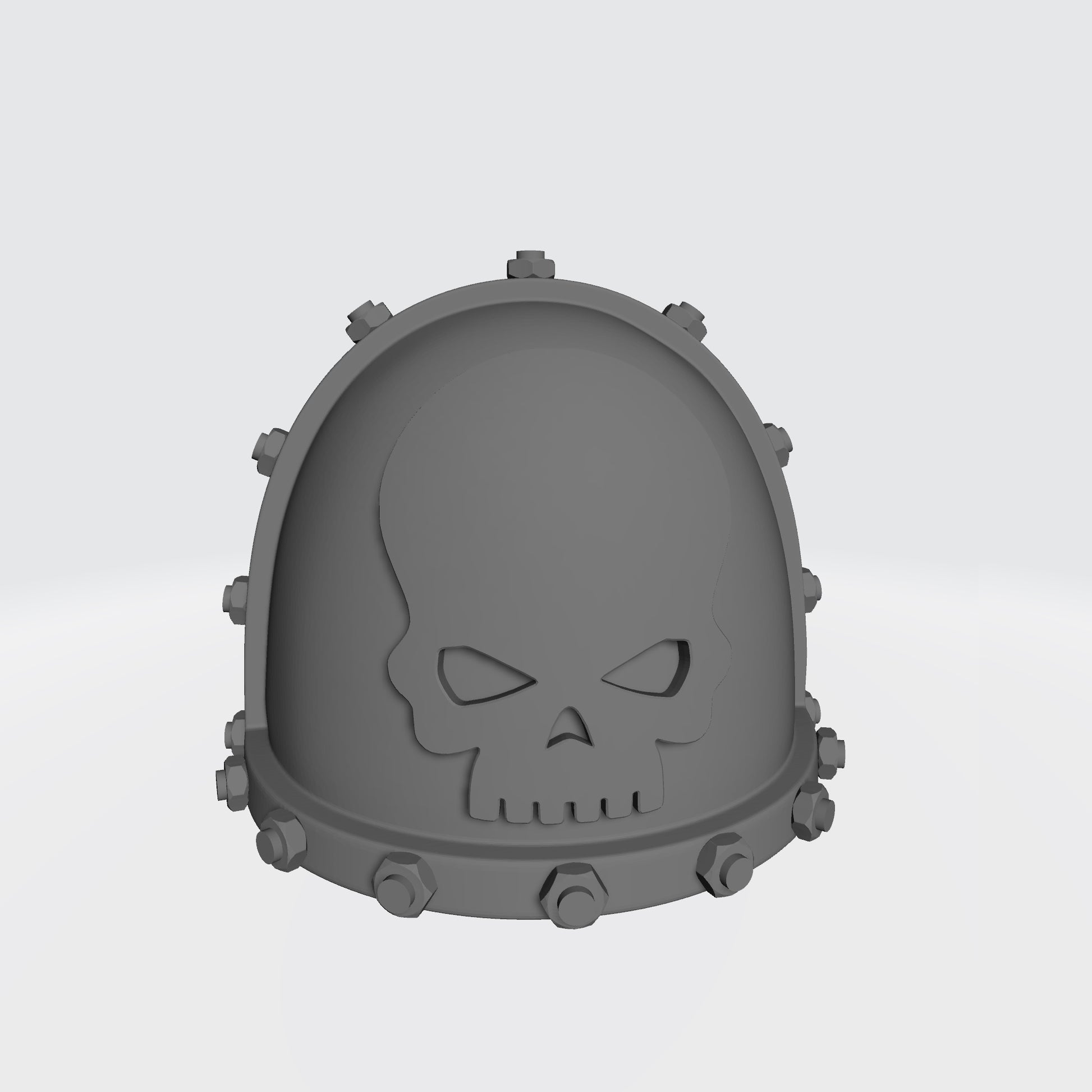 Mortifactors Chapter MKVII Shoulder Pad with Bolts compatible with McFarlane Toys Space Marines
