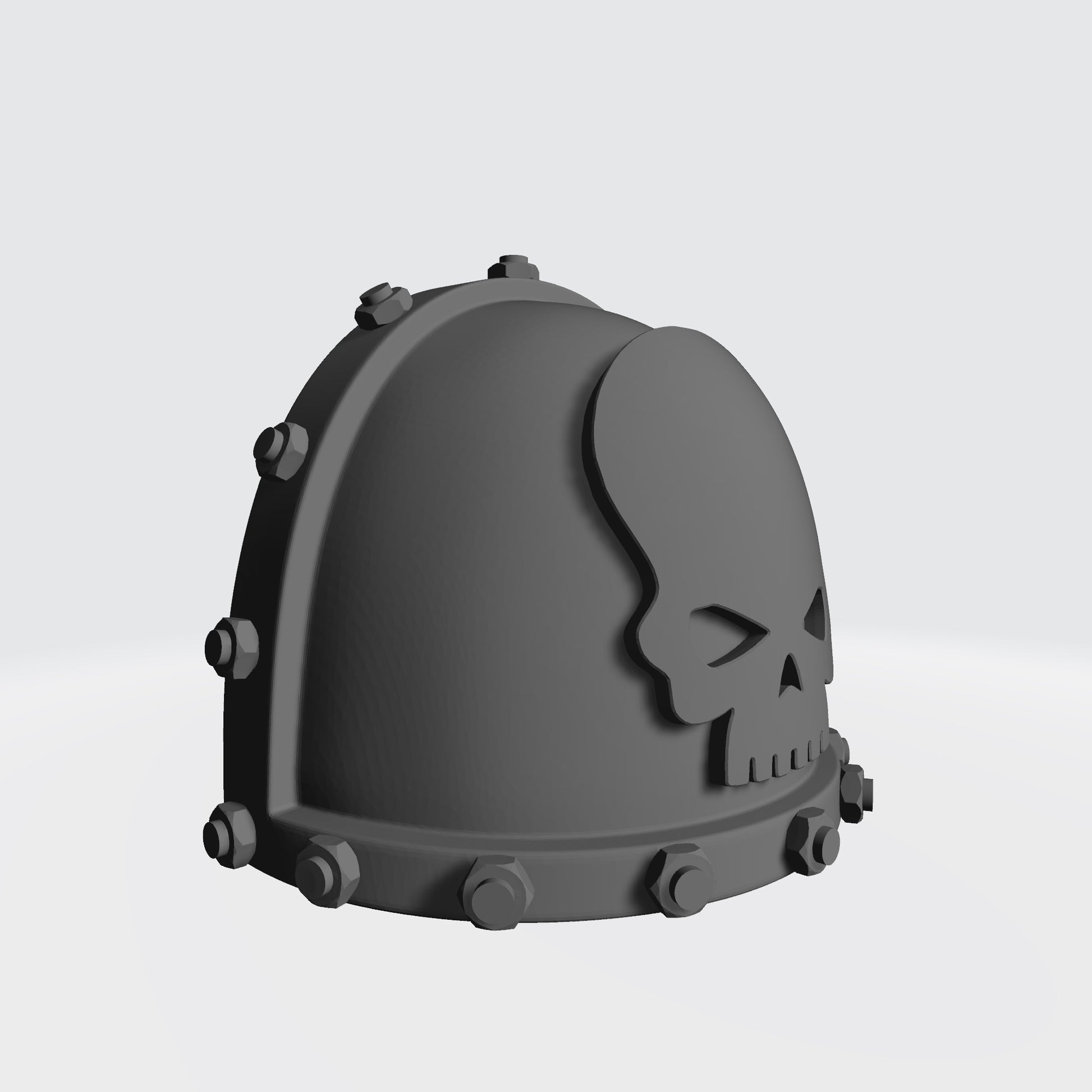 Mortifactors Chapter MKVII Shoulder Pad with Bolts compatible with McFarlane Toys Space Marines