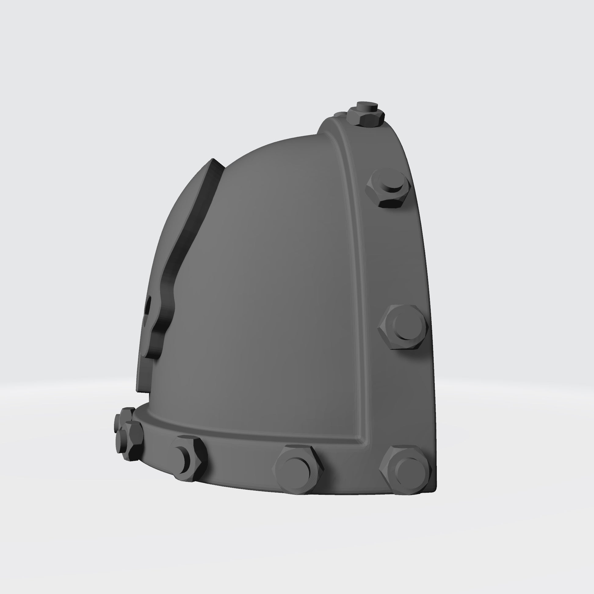 Mortifactors Chapter MKVII Shoulder Pad with Bolts compatible with McFarlane Toys Space Marines