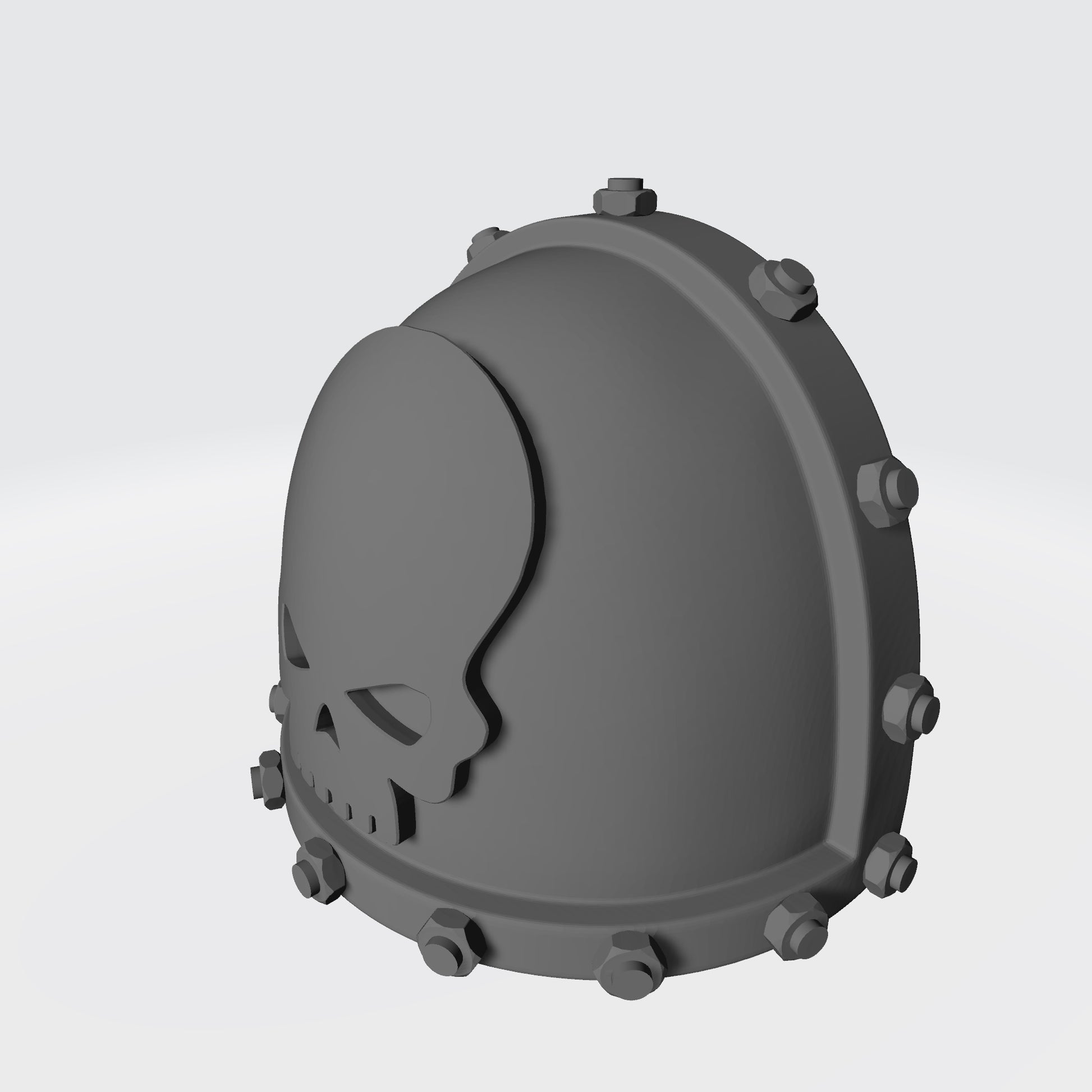 Mortifactors Chapter MKVII Shoulder Pad with Bolts compatible with McFarlane Toys Space Marines