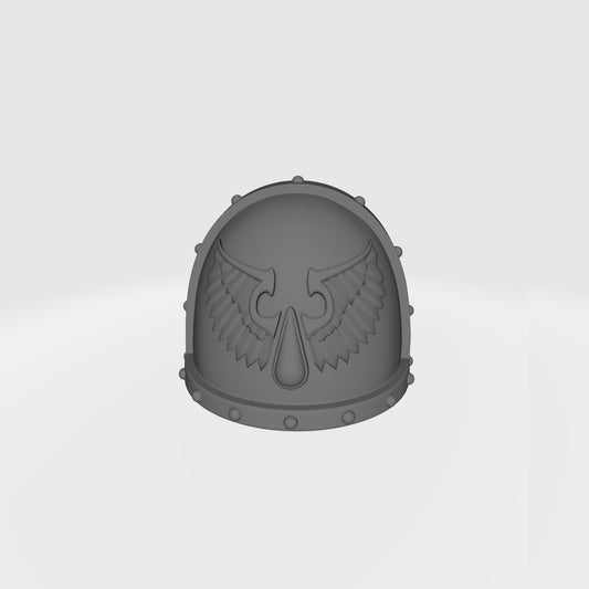 Blood Angels MK VII Shoulder Pad with Studs for McFarlane Toys Space Marine Action Figures Sanguis Legion
