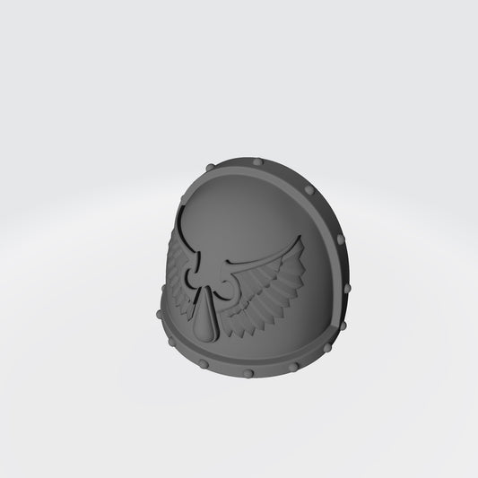 Blood Angels MK VII Shoulder Pad with Studs for McFarlane Toys Space Marine Action Figures Sanguis Legion