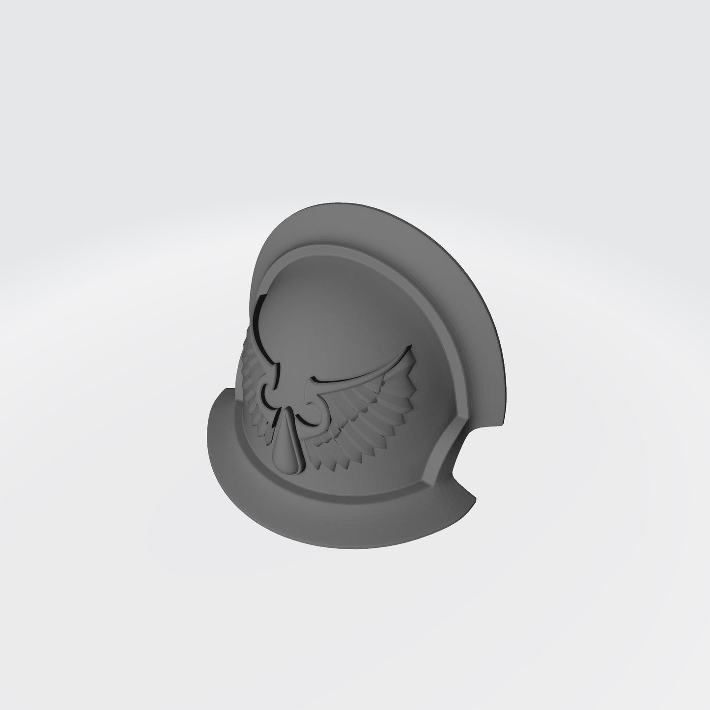 Blood Angels MKVII Shoulder Pad Notched V2 for McFarlane Toys Space Marines Sanguis Legion