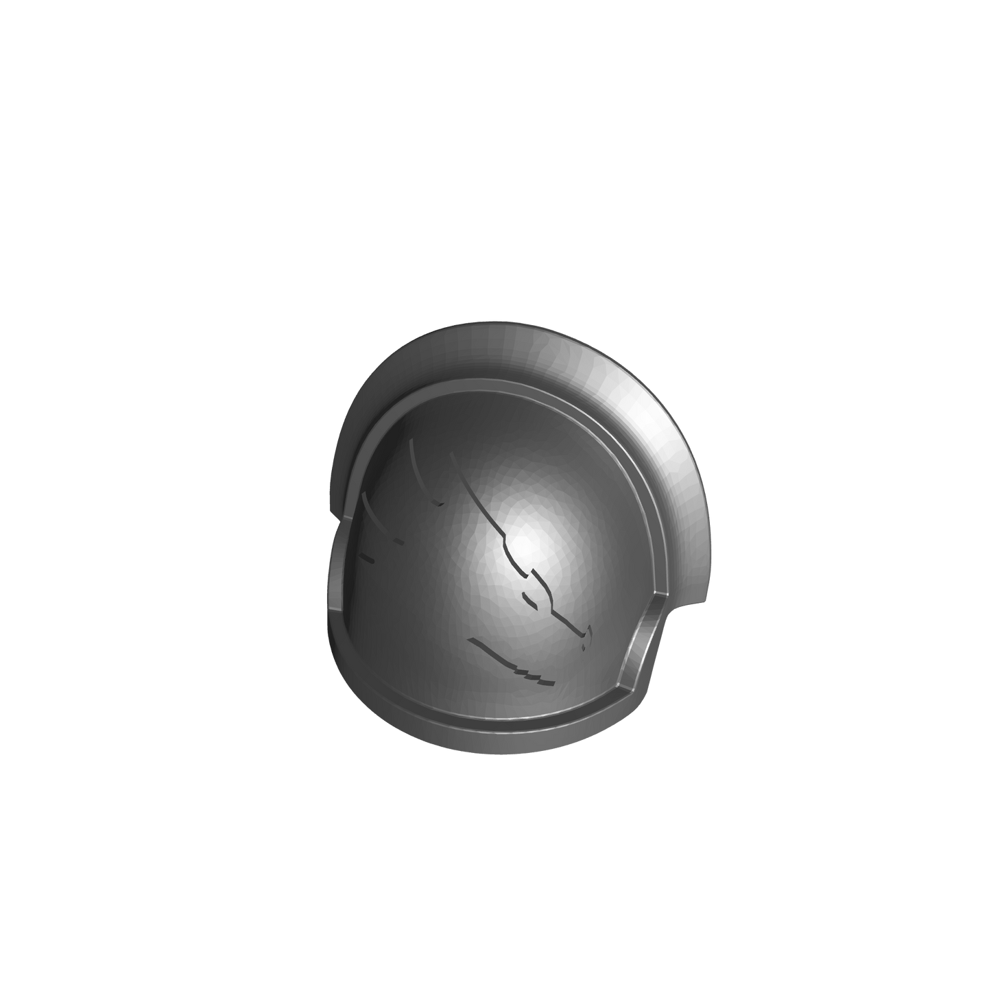 Salamanders Legion Shoulder Pad V05 Rt for McFarlane Toys Loyalist Marine Action Figures Custom 1:12th Scale Pauldron