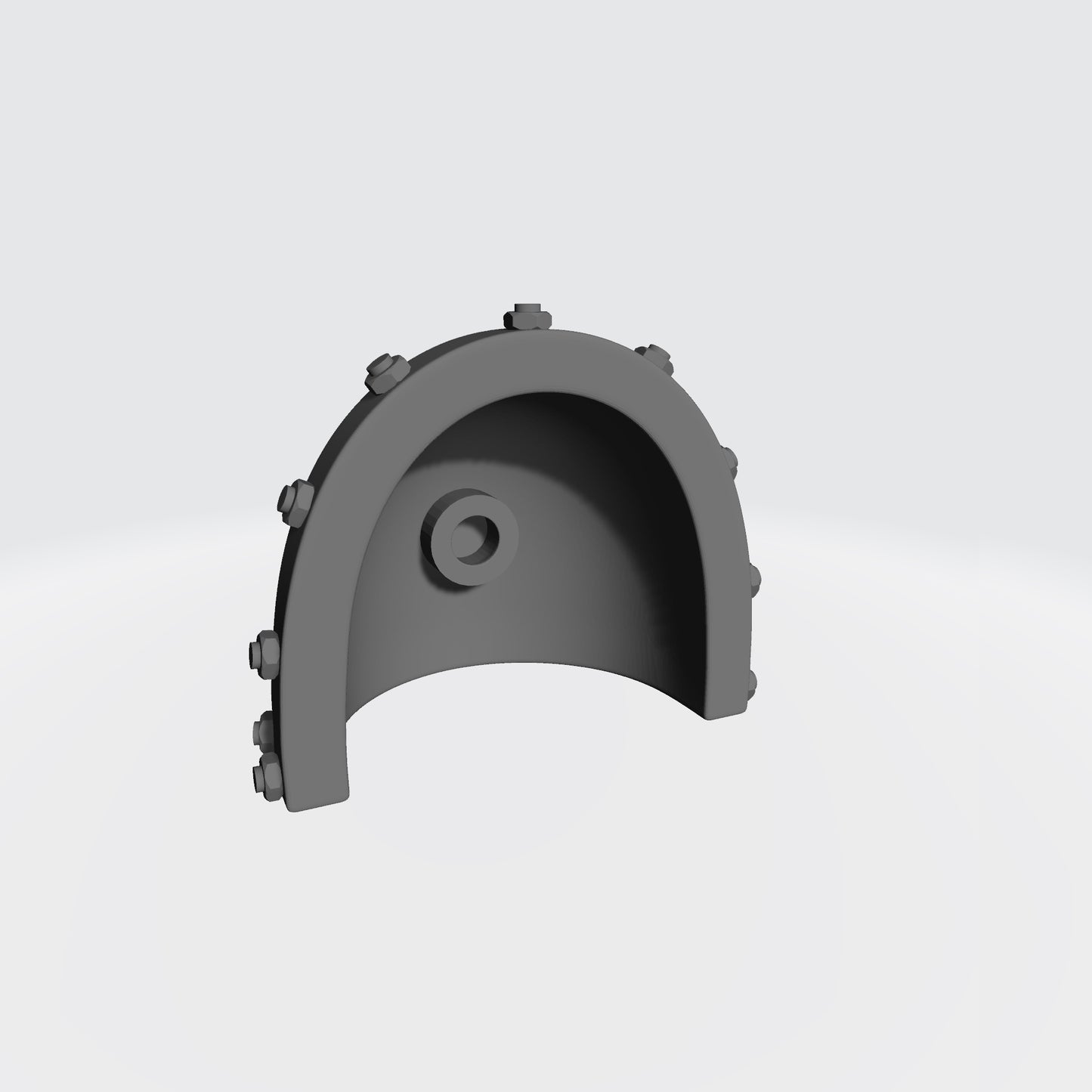 Salamanders MKVII Left Shoulder Pad with Bolts compatible with McFarlane Toys Space Marines