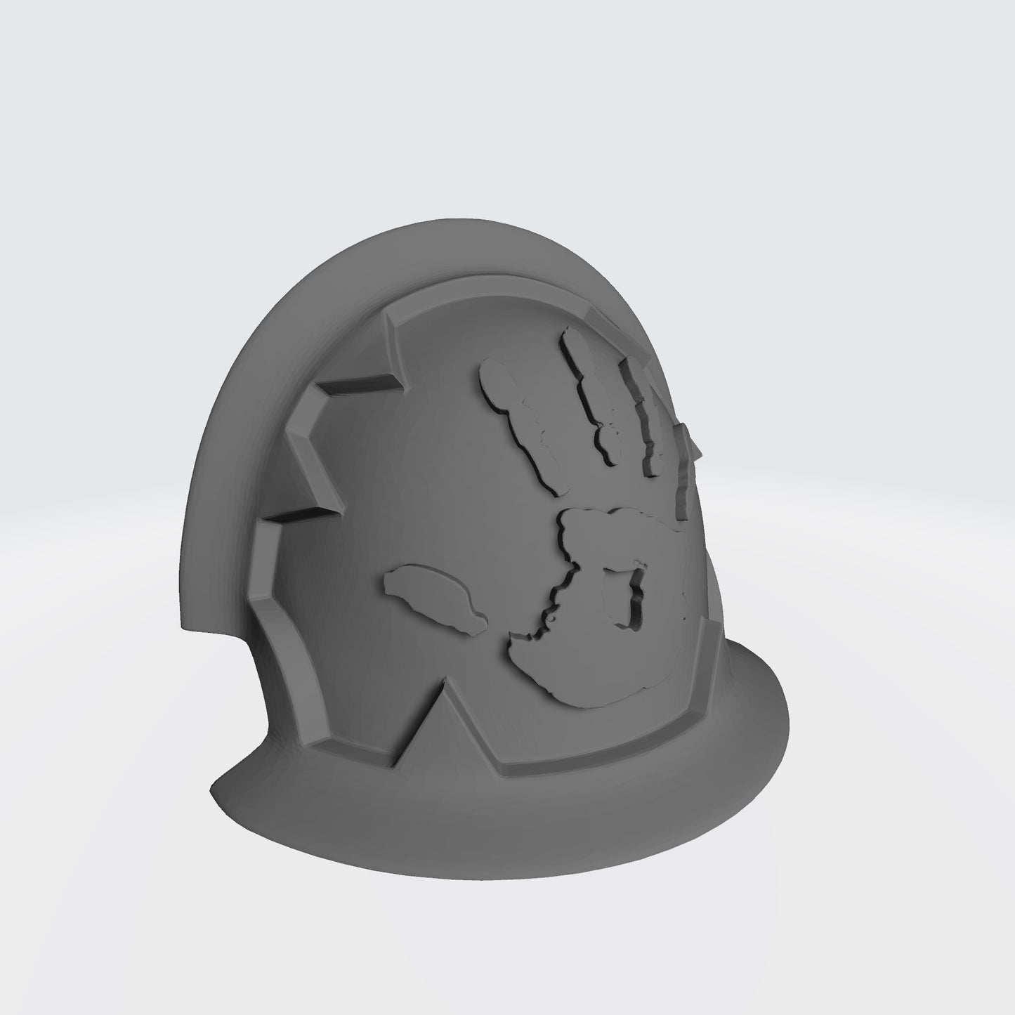 Soul Haunters Chapter MKVII Shoulder Pad Notched V1 for McFarlane Toys Space Marines Action Figures