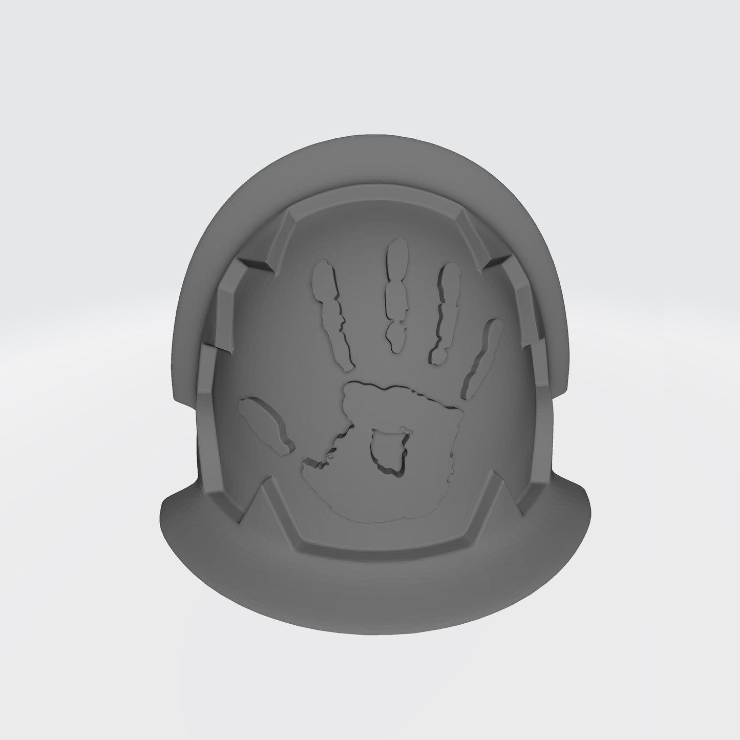 Soul Haunters Chapter MKVII Shoulder Pad Notched V1 for McFarlane Toys Space Marines Action Figures