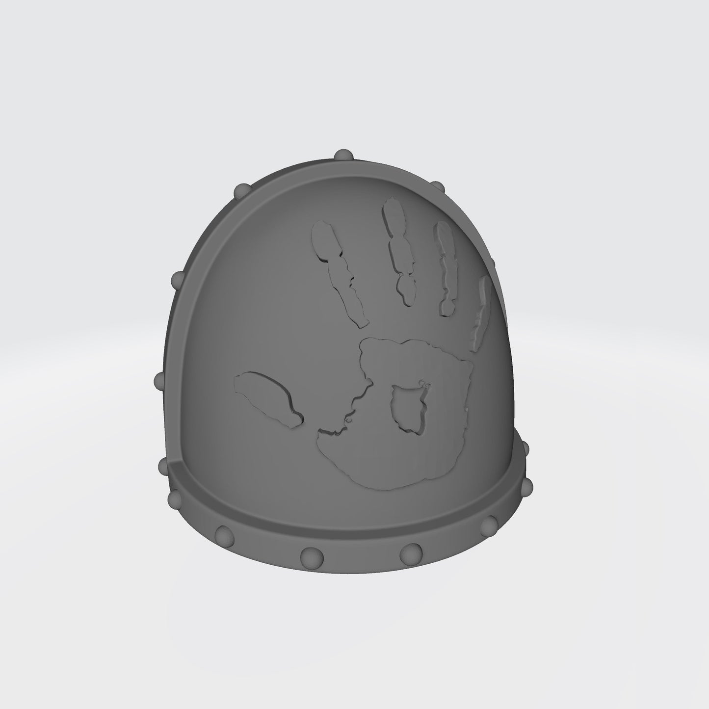 Soul Haunters Chapter MKVII Shoulder Pad with Studs for McFarlane Toys Grimdark Battle Brothers