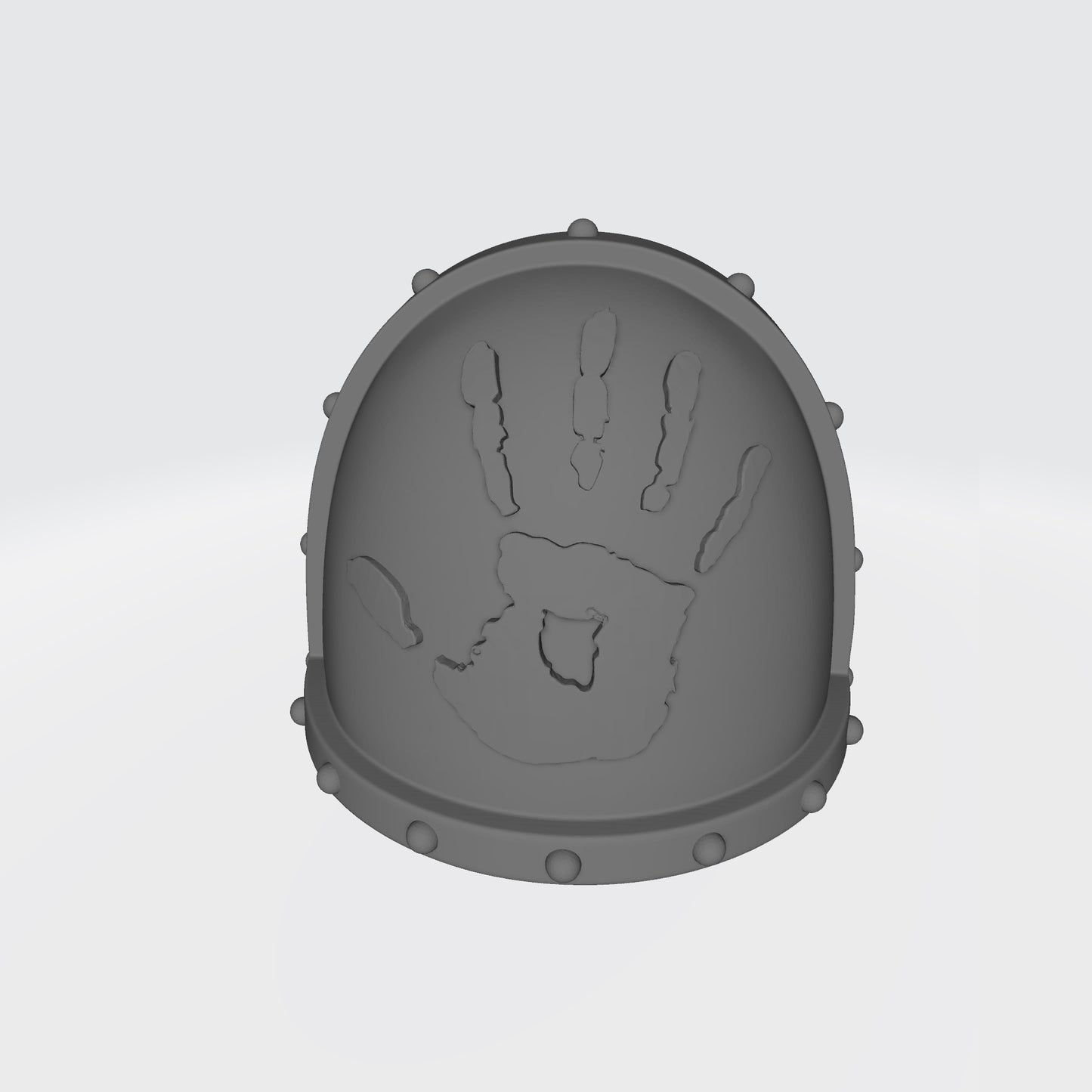 Soul Haunters Chapter MKVII Shoulder Pad with Studs for McFarlane Toys Grimdark Battle Brothers