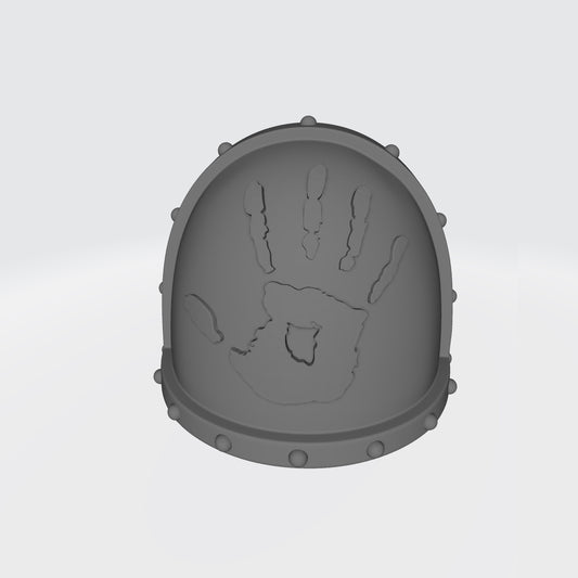 Soul Haunters Chapter MKVII Shoulder Pad with Studs for McFarlane Toys Grimdark Battle Brothers
