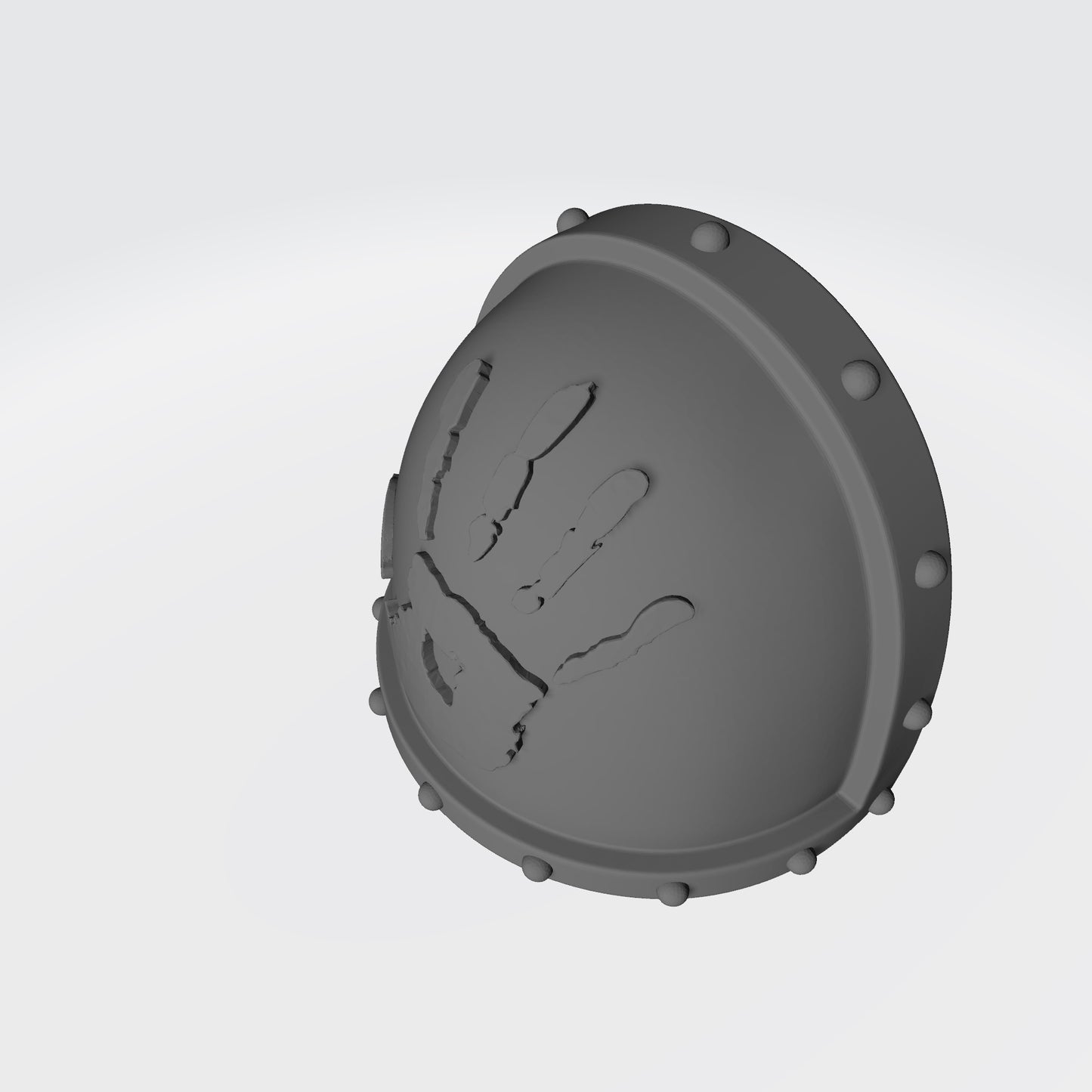 Soul Haunters Chapter MKVII Shoulder Pad with Studs for McFarlane Toys Grimdark Battle Brothers