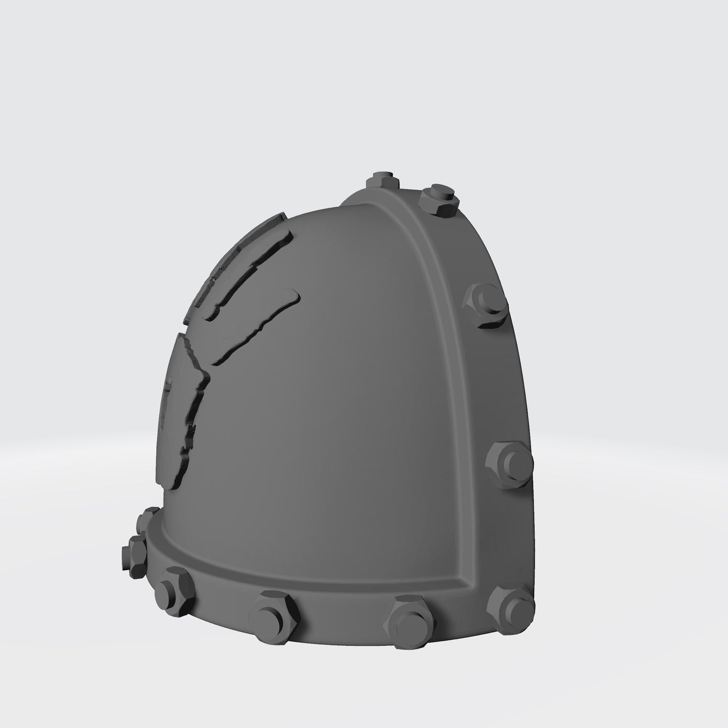 Soul Haunters Chapter MKVII Shoulder Pad for McFarlane Toys Grimdark Battle Brothers