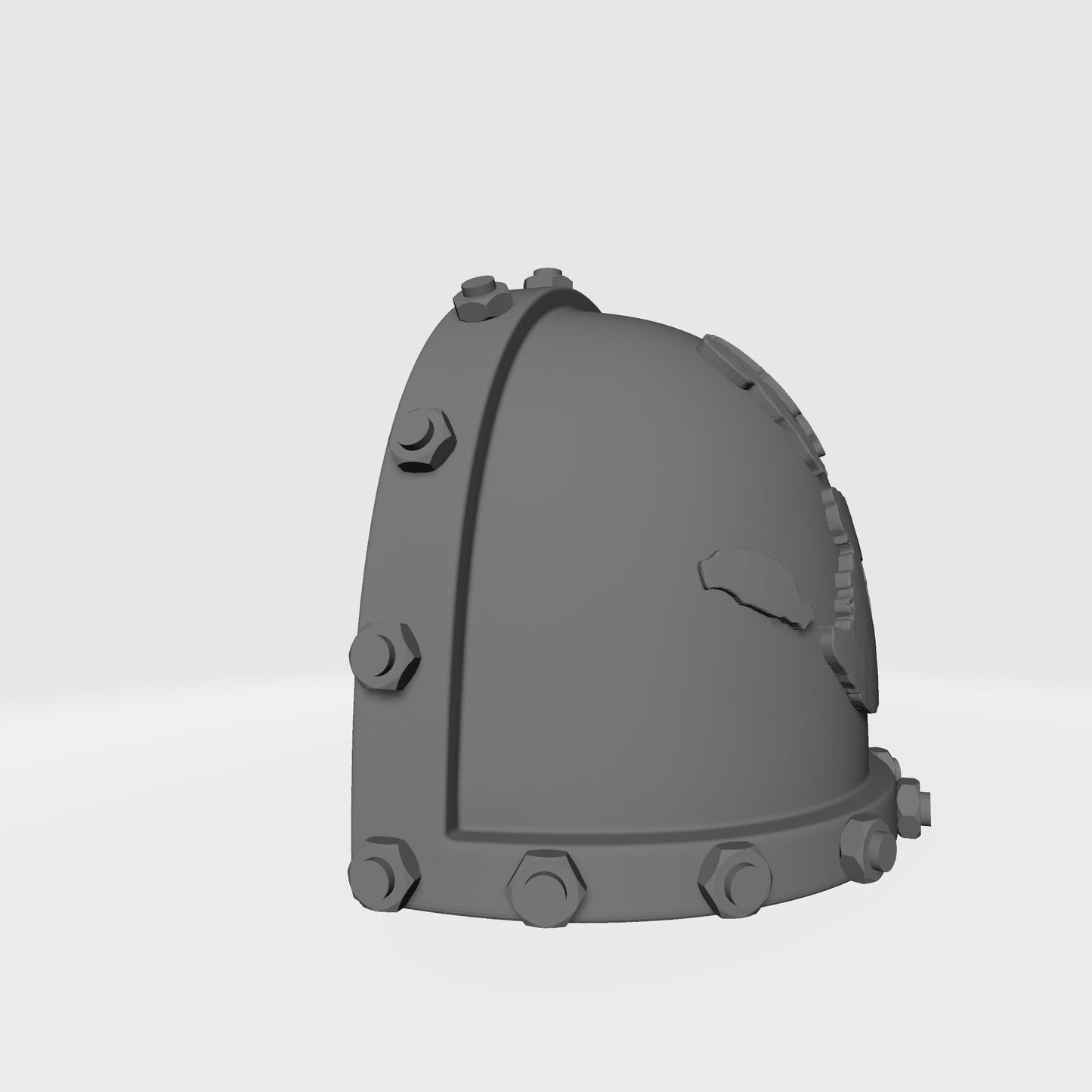 Soul Haunters Chapter MKVII Shoulder Pad for McFarlane Toys Grimdark Battle Brothers