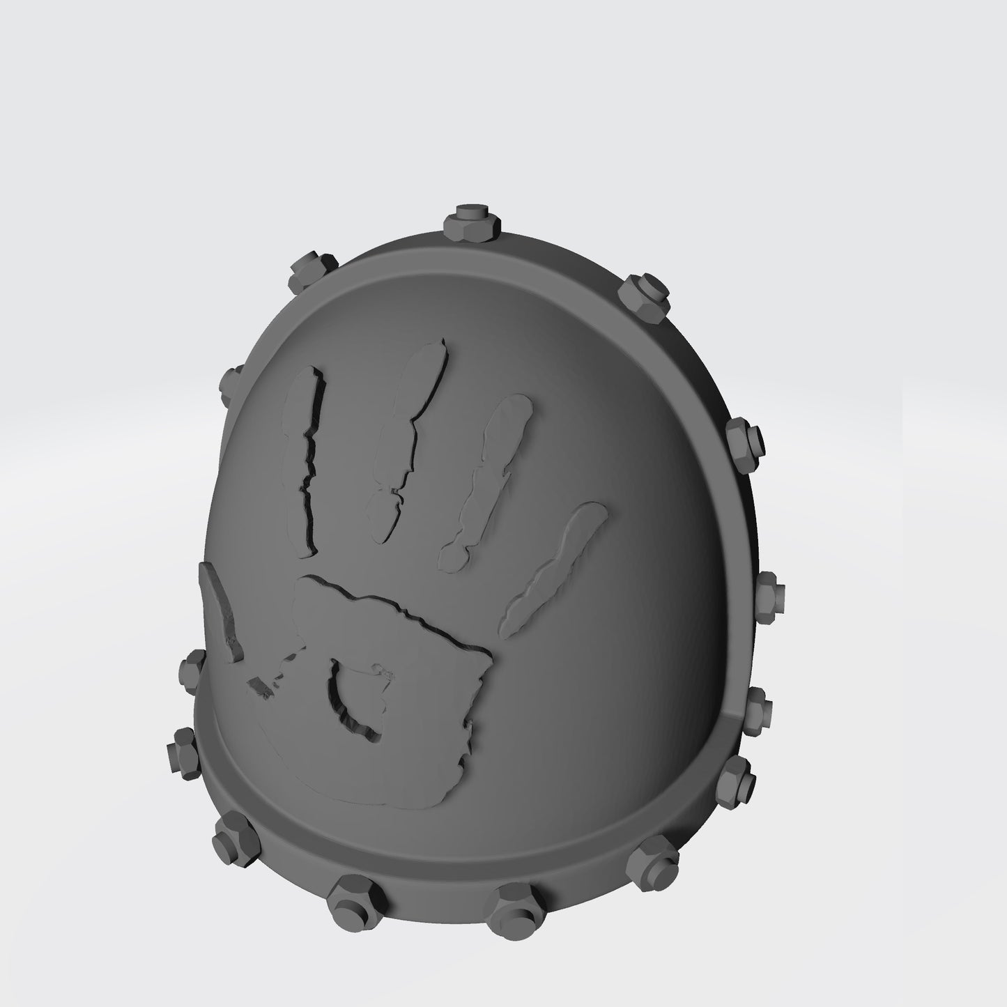 Soul Haunters Chapter MKVII Shoulder Pad for McFarlane Toys Grimdark Battle Brothers