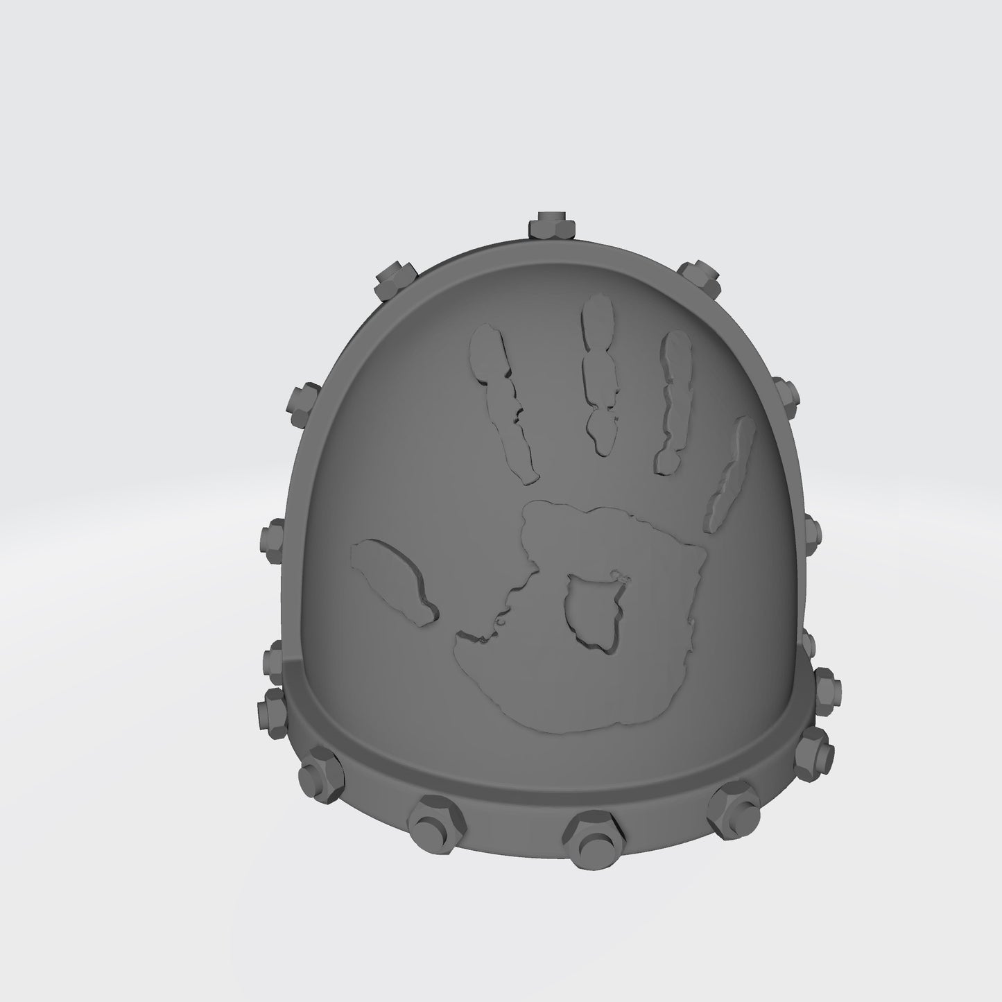 Soul Haunters Chapter MKVII Shoulder Pad for McFarlane Toys Grimdark Battle Brothers
