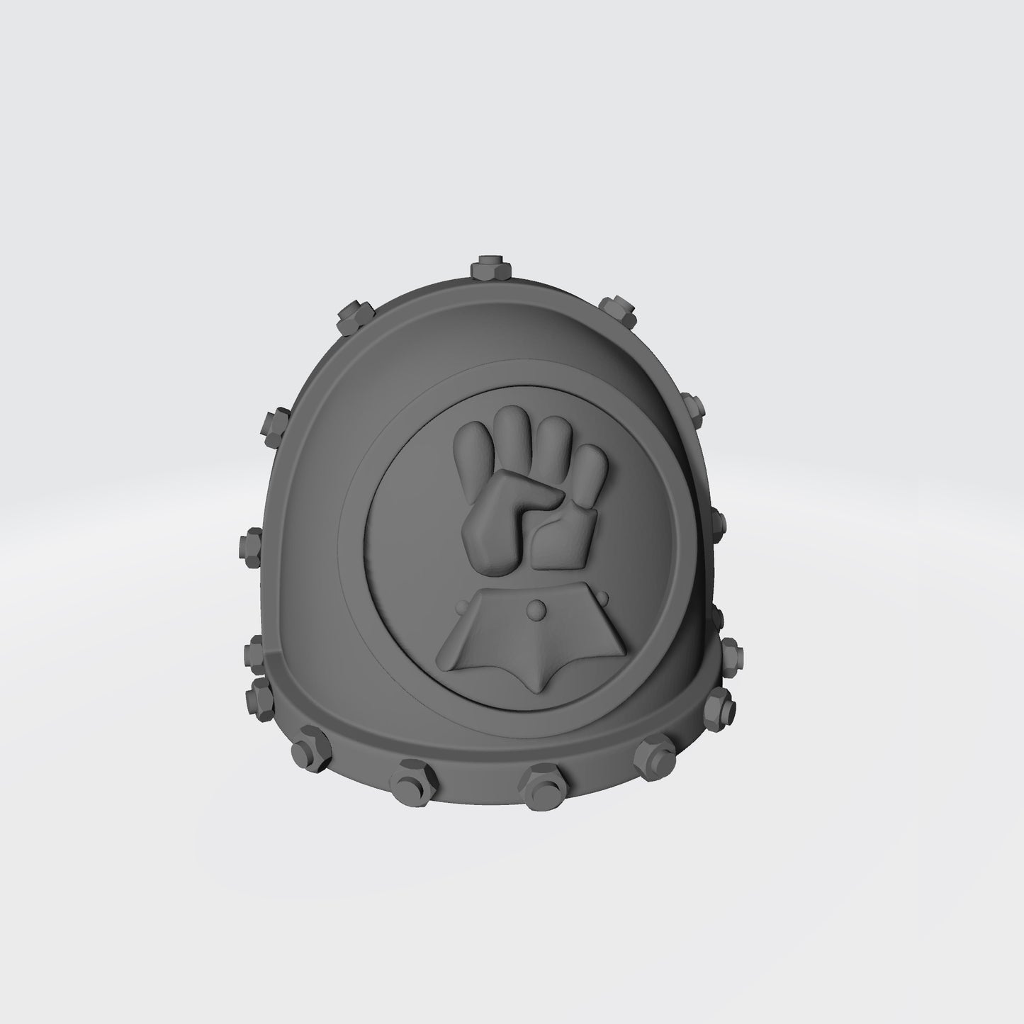 Imperial Fists Legion MKVII Shoulder Pad with Bolts compatible with McFarlane Toys Space Marines