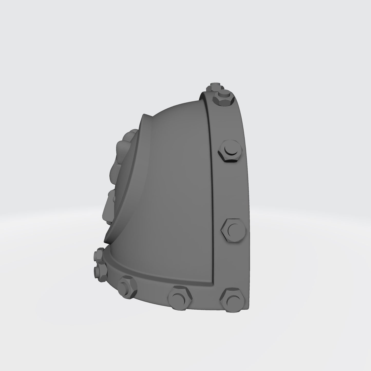 Imperial Fists Legion MKVII Shoulder Pad with Bolts compatible with McFarlane Toys Space Marines