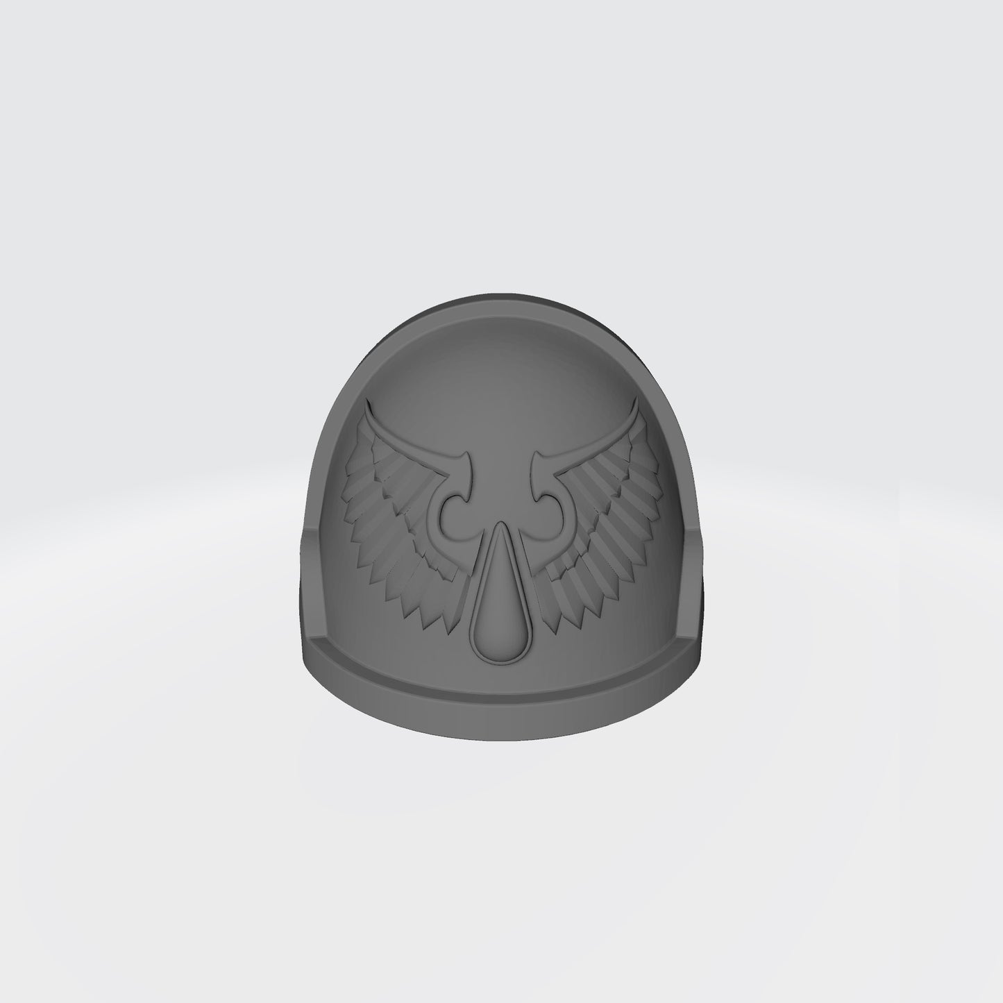 Blood Angels MKX Notched (Stealth) Shoulder Pad for McFarlane Toys Action Figures Sanguis Legion