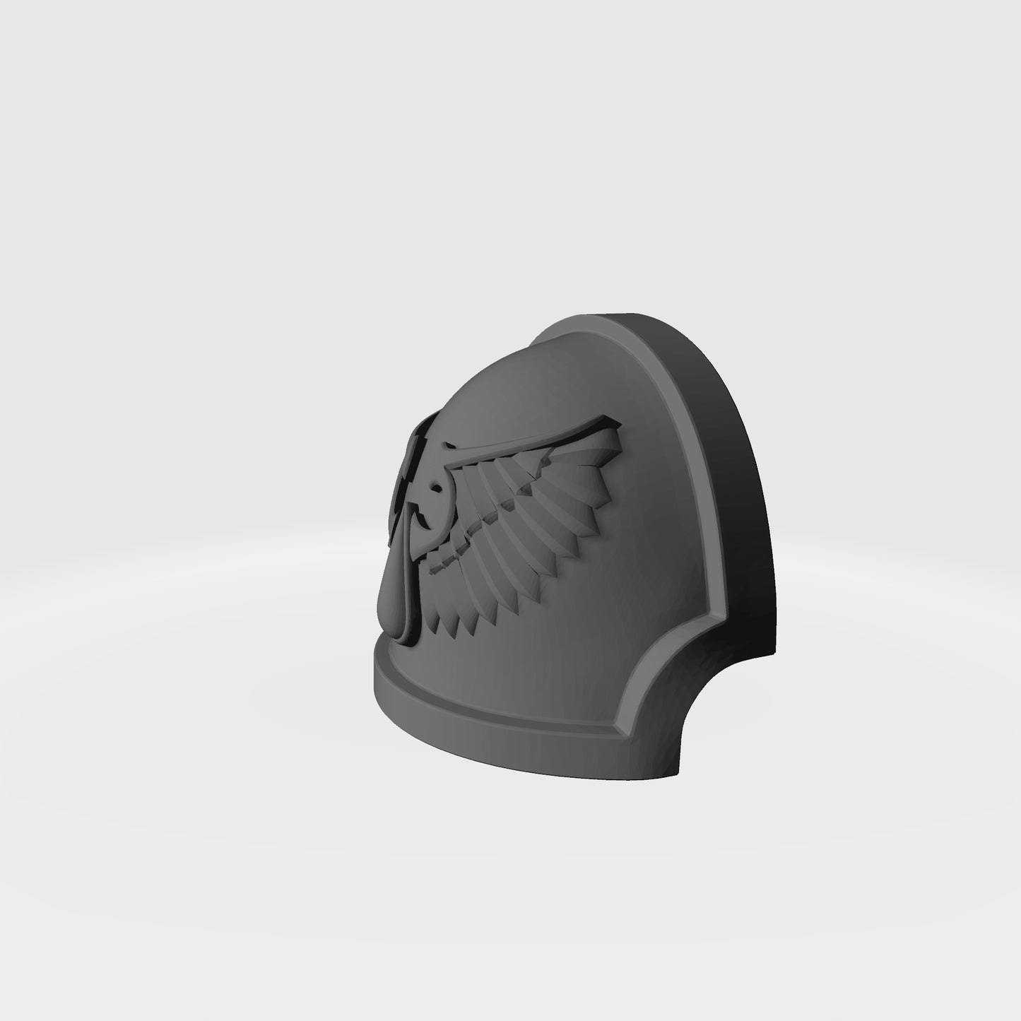 Blood Angels MKX Notched (Stealth) Shoulder Pad for McFarlane Toys Action Figures Sanguis Legion