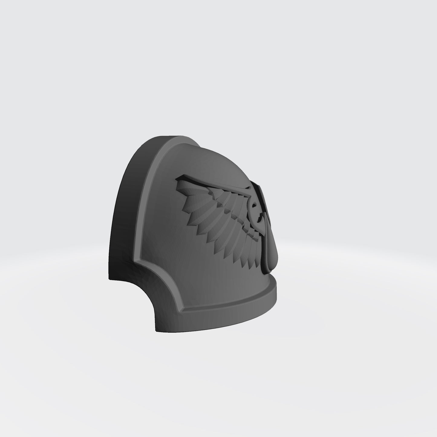 Blood Angels MKX Notched (Stealth) Shoulder Pad for McFarlane Toys Action Figures Sanguis Legion