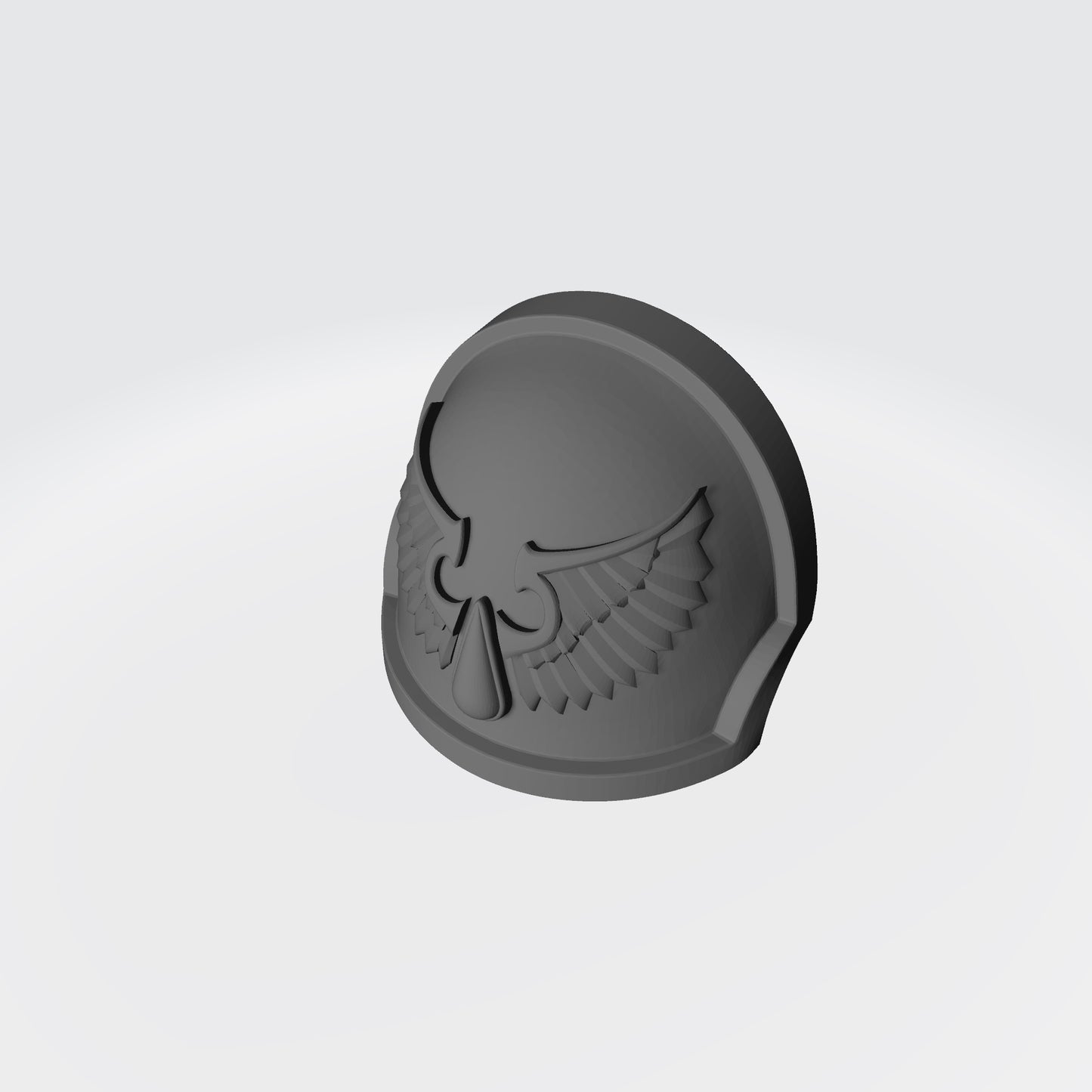 Blood Angels MKX Notched (Stealth) Shoulder Pad for McFarlane Toys Action Figures Sanguis Legion