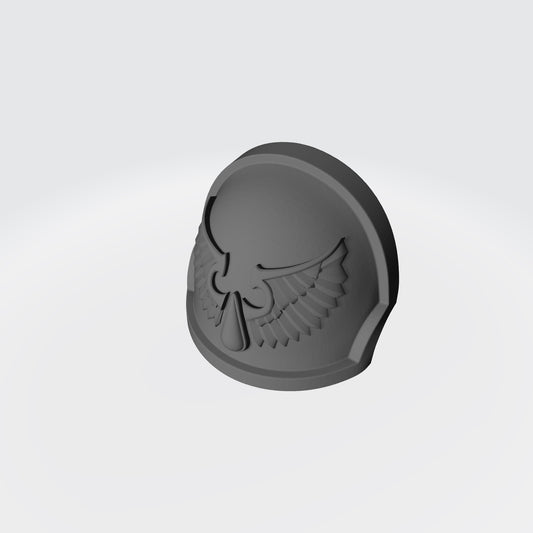 Blood Angels MKX Notched (Stealth) Shoulder Pad for McFarlane Toys Action Figures Sanguis Legion