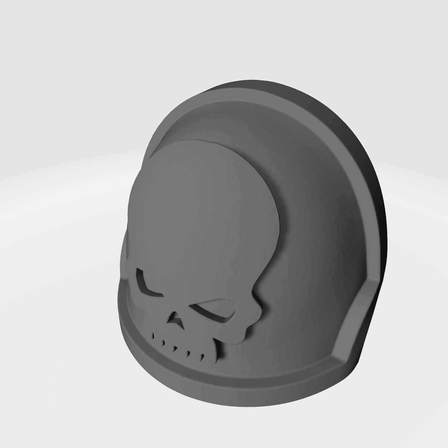 Space Marine Mortifactors Chapter MKX Notched (Stealth) Shoulder Pad for McFarlane Toys Action Figures