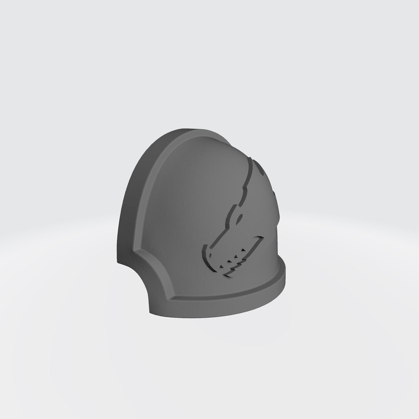 Salamanders Legion MKX Notched (Stealth) Shoulder Pad for McFarlane Toys Action Figures