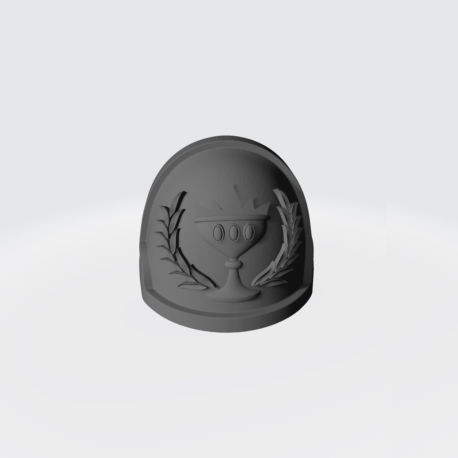 Soul Drinkers Chapter MKX Notched (Stealth) Shoulder Pad for McFarlane Toys Space Marines by Fantasy World Games
