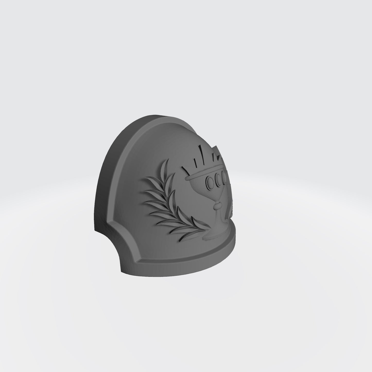Soul Drinkers Chapter MKX Notched (Stealth) Shoulder Pad for McFarlane Toys Space Marines by Fantasy World Games