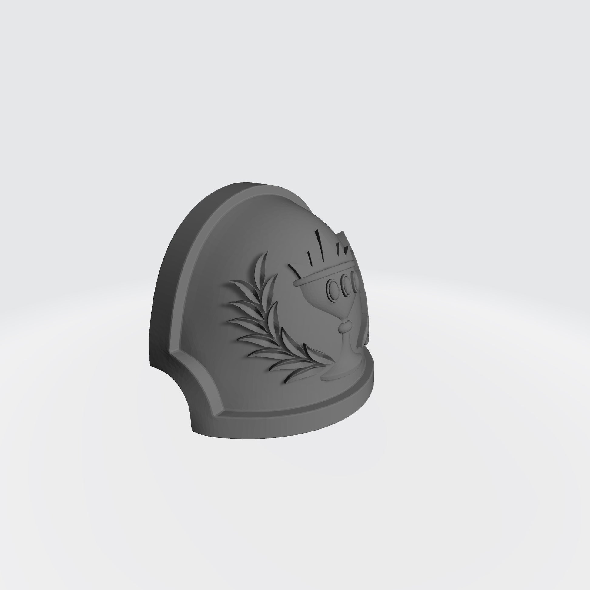 Soul Drinkers Chapter MKX Notched (Stealth) Shoulder Pad for McFarlane Toys Space Marines by Fantasy World Games
