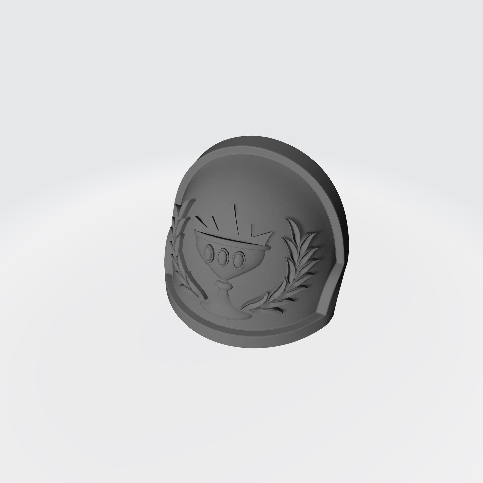 Soul Drinkers Chapter MKX Notched (Stealth) Shoulder Pad for McFarlane Toys Space Marines by Fantasy World Games