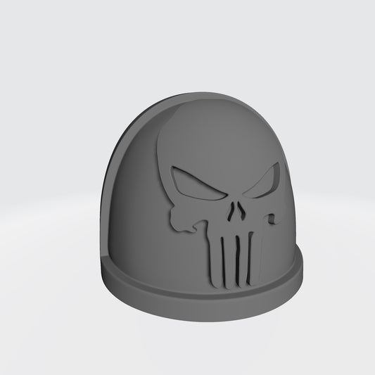 Space Marine Punisher Skull MKIV Shoulder Pad Ver: 2 for McFarlane Toys Grimdark Marines Action Figures