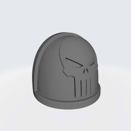 Space Marine Punisher Skull MKIV Shoulder Pad for McFarlane Toys Grimdark Marines Action Figures