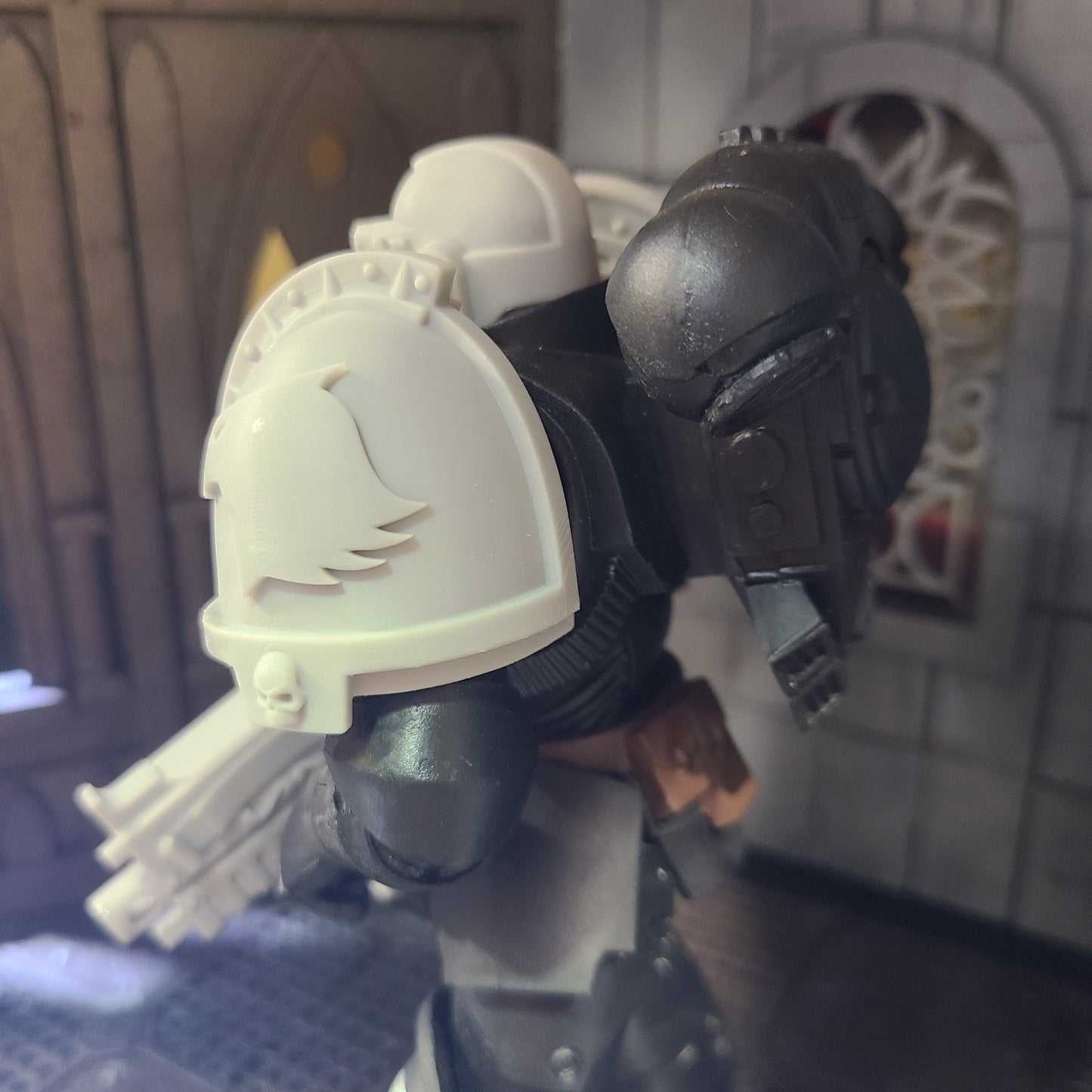 Raptors Chapter MKXI Skull Shoulder Pad Gen:4 for McFarlane Toys Space Marines