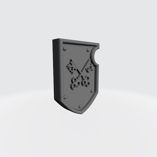 Angels of Iron Shoulder Pad Shield Ver. 01a for McFarlane Toys Space Marine Action Figures