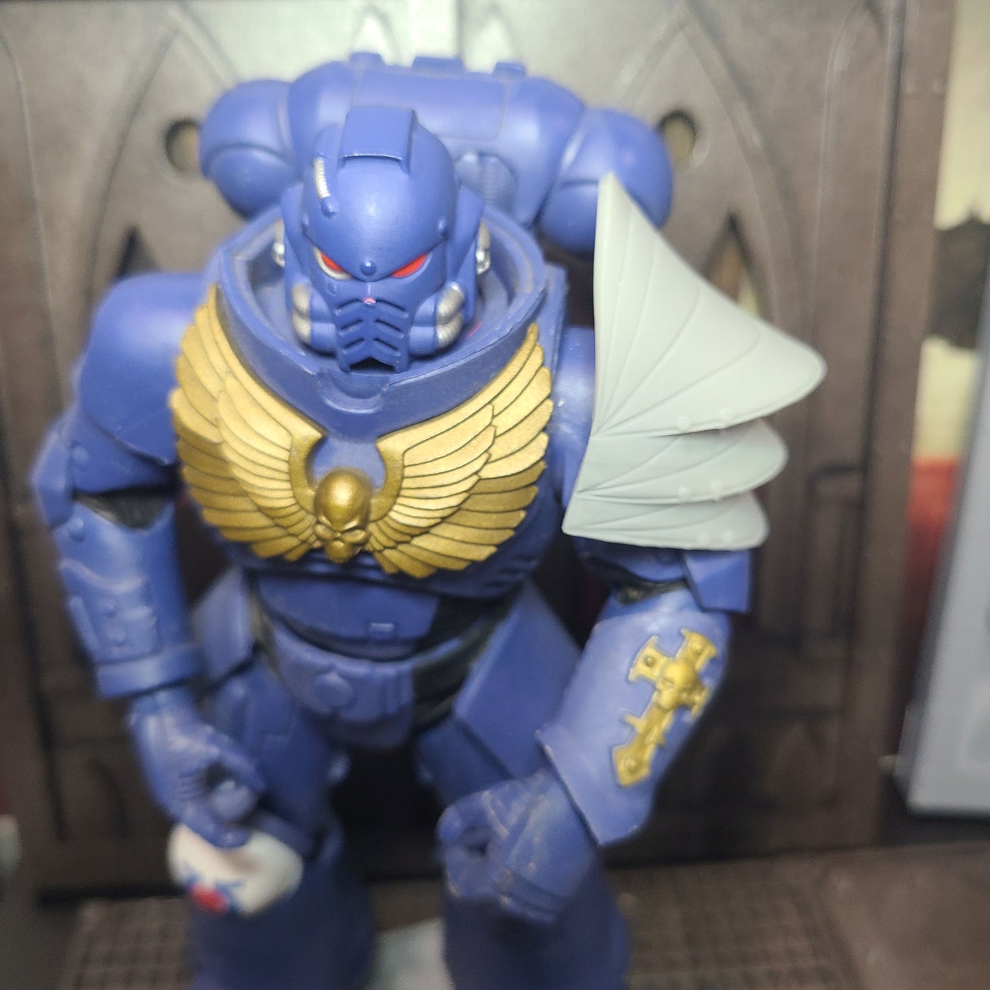 Battle Brother Vessal from Sleep Token Shoulder Pad for McFarlane Toys Space Marine Action Figures