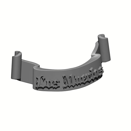 Los Muertos Chapter Shoulder Pad Scroll Decal for McFarlane Toys Space Marine Action Figures