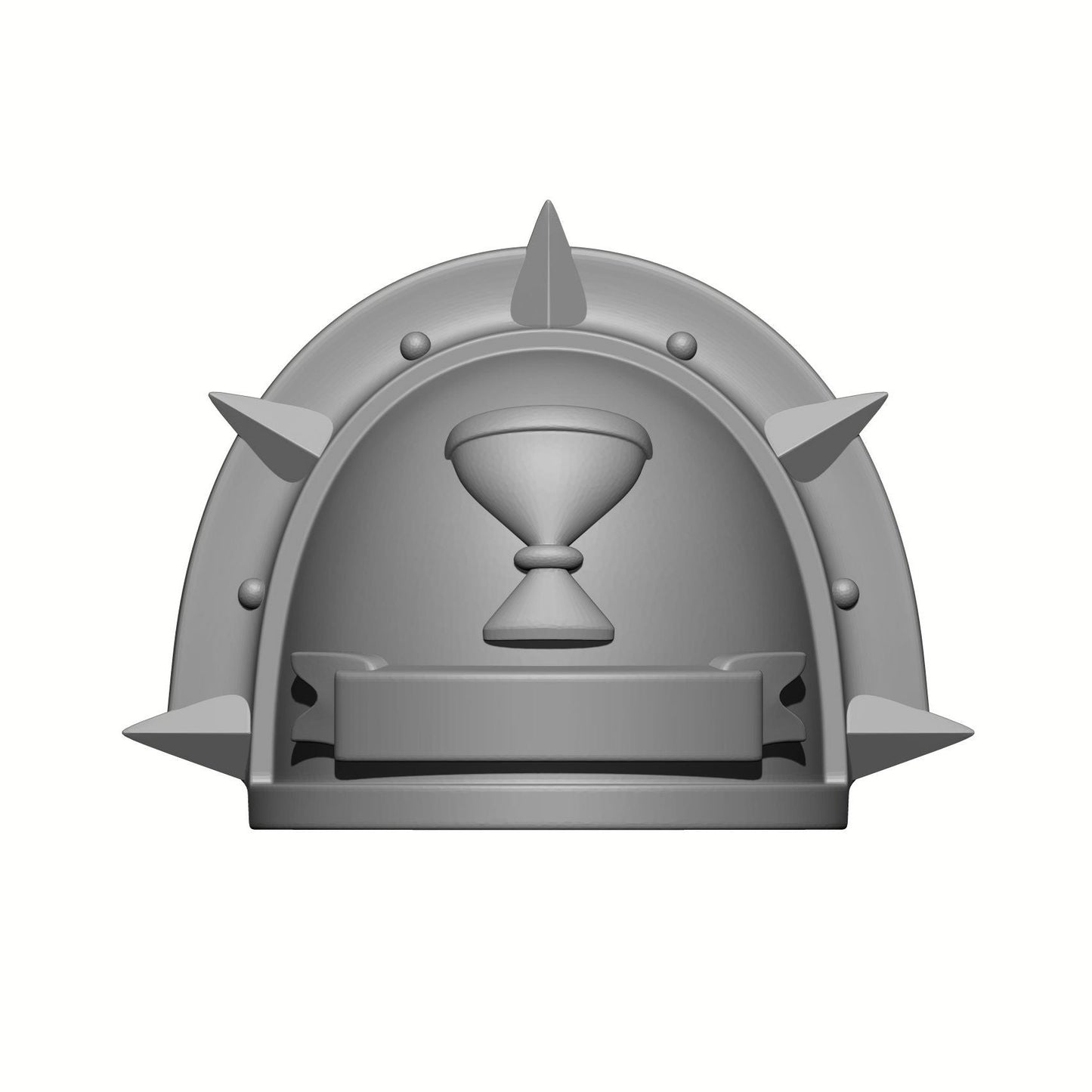 Blood Angels Sanguinary Guard Shoulder Pad with Chalice and Scroll for McFarlane Toys Space Marine Action Figures