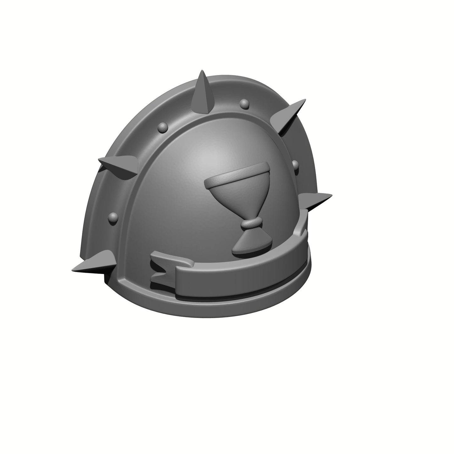 Blood Angels Sanguinary Guard Shoulder Pad with Chalice and Scroll for McFarlane Toys Space Marine Action Figures