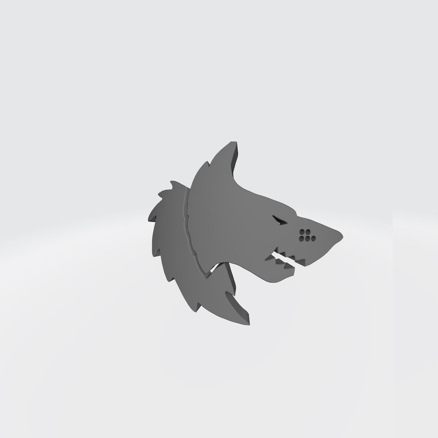 Space Wolf Legion Right Shoulder Pad Decal for McFarlane Toys Space Marines Iconography