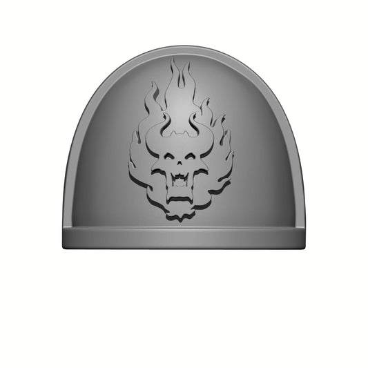 Word Bearers MKIV Shoulder Pad V2 for McFarlane Toys Battle Brother Action Figures