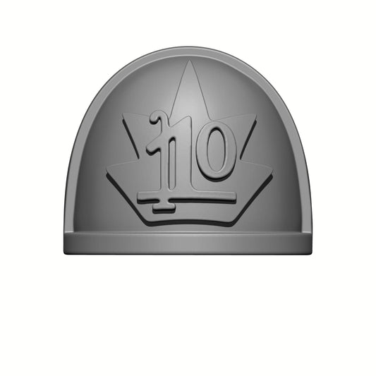 Dark Angels MK IV Fire Support 10 Squad Shoulder Pad for McFarlane Toys Action Figures